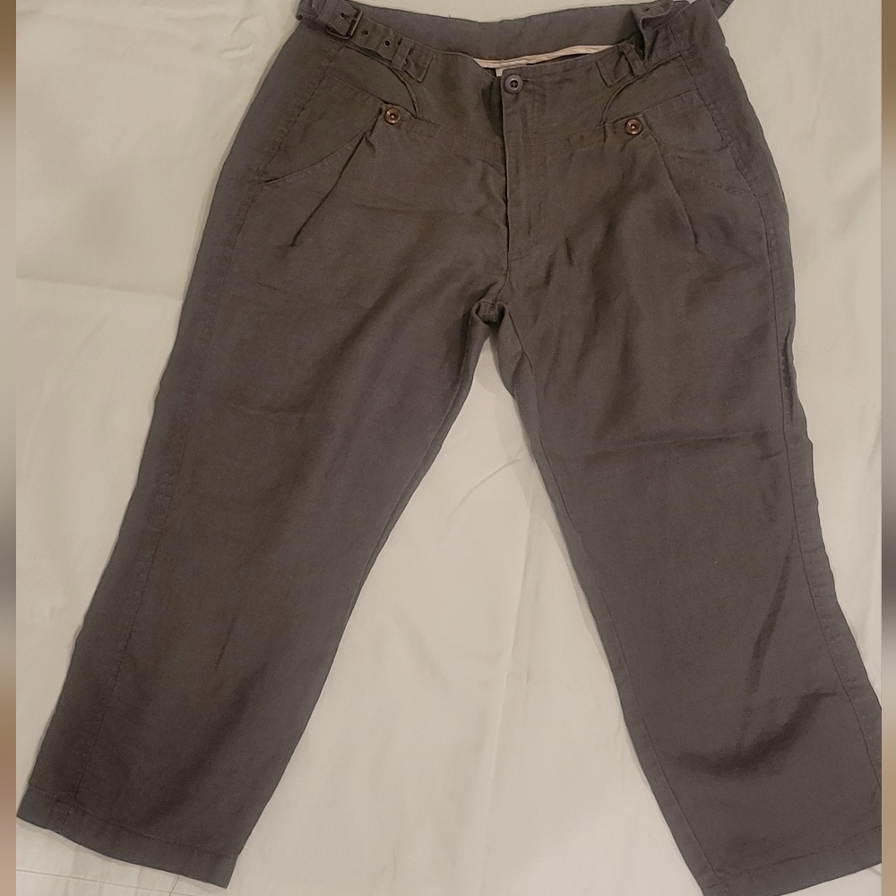 Linen gray pants